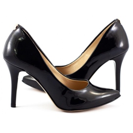 Saway Naisten korkokengät 2333 musta lakka 4