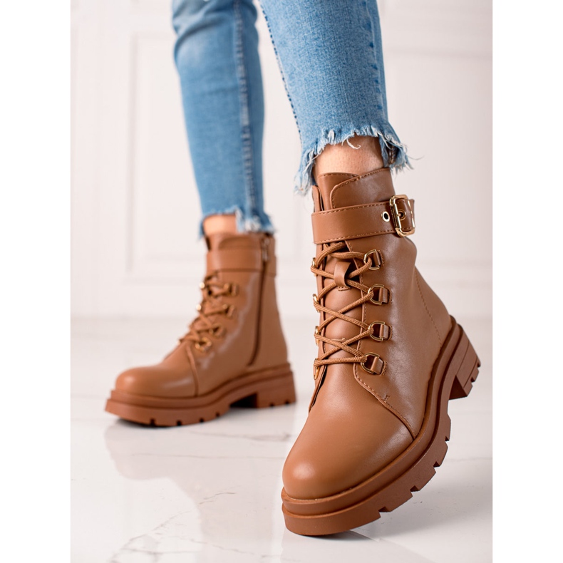 Sixth Sense Tyylikkäät Trappers soljella ruskea 2