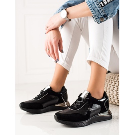 Kiiltävät VINCEZA-lenkkarit musta 1