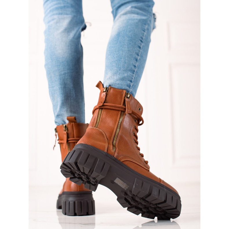 Diamantique Työntekijät koristeellisilla liukusäätimillä ruskea 1