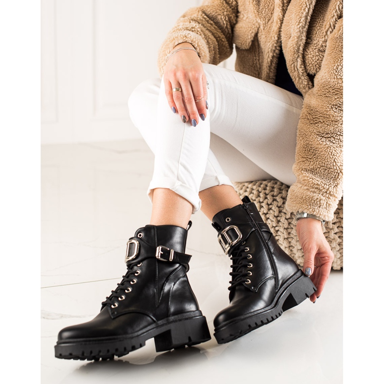 Diamantique Tyylikkäät työntekijät koristeella musta 1