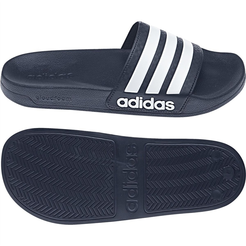 Adidas Adilette Shower AQ1703 -tossut valkoinen laivastonsininen 5