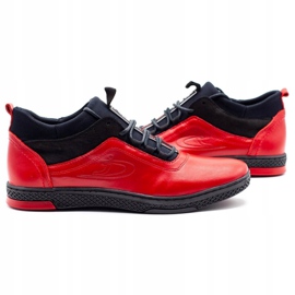 Polbut Punaiset miesten talvikengät K27F punainen 4