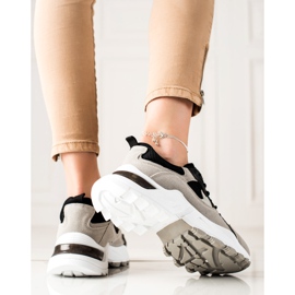 Sweet Shoes Harmaat ja mustat tennarit 1