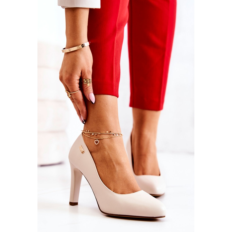 Naisten korkokengät Sergio Leone Vaalea beige Campbell 1