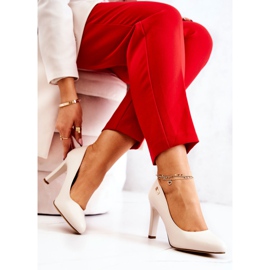 Naisten korkokengät Sergio Leone Vaalea beige Campbell 2