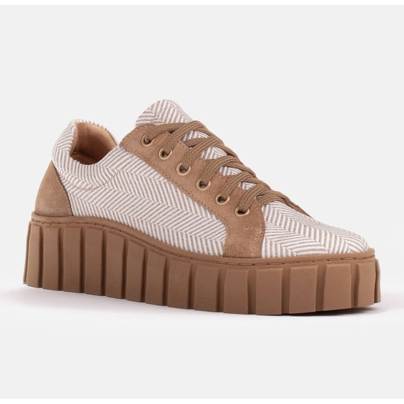 Marco Shoes Urheilulliset matalat kengät kevyellä pohjalla beige 1