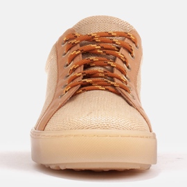 Marco Shoes Urheilulliset tekstiilikengät beige 1