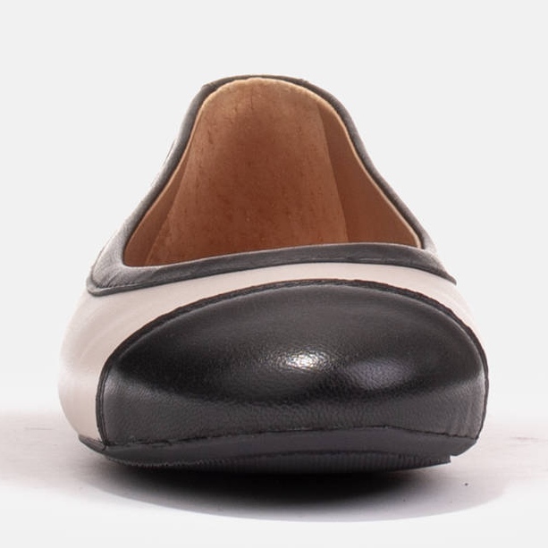 Marco Shoes Mukavat balerinat reunuksella beige musta 1