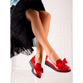 La.Fi Lakatut kengät rusetilla punainen 1