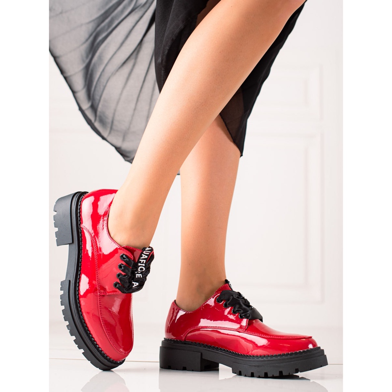 La.Fi Nauhaiset muotikengät punainen 1