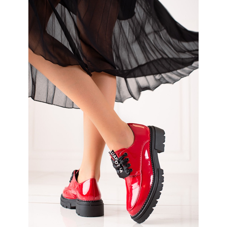 La.Fi Nauhaiset muotikengät punainen 2