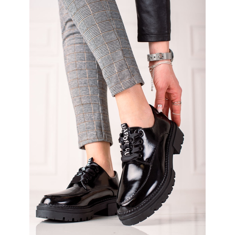 La.Fi Nauhaiset muotikengät musta 1