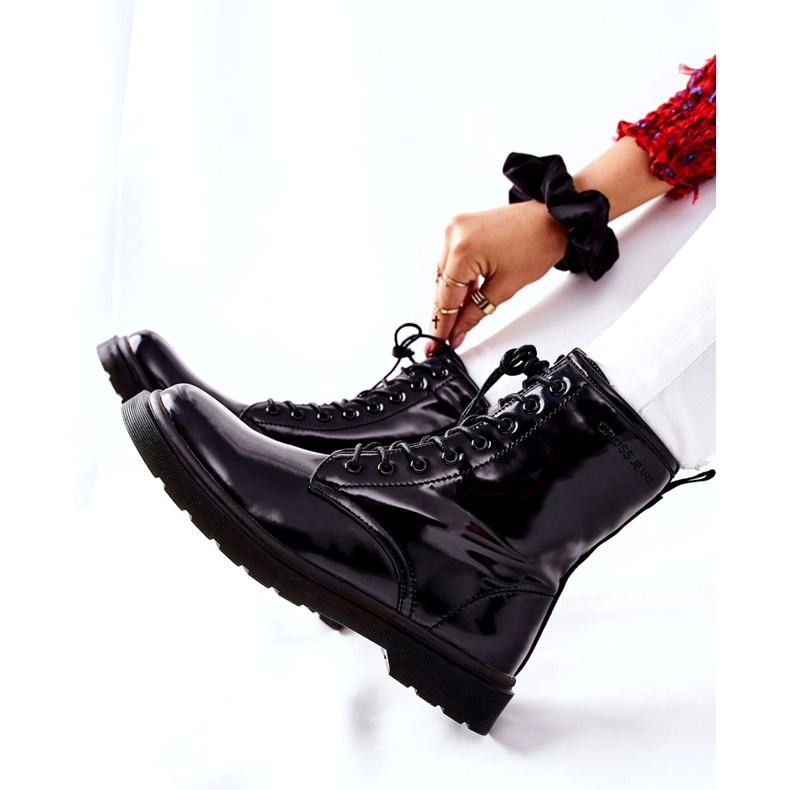 Cross Jeans Naisten saappaat Cross Farkut Musta GG2R4023 3