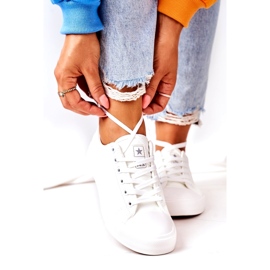 News Naisten tennarit, valkoiset 21SP02-1200 valkoinen 3