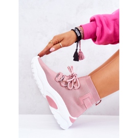 Naisten urheilusukat Vaaleanpunaiset KeSports vaaleanpunainen 2