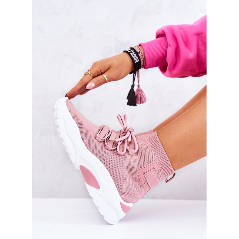 Naisten urheilusukat Vaaleanpunaiset KeSports vaaleanpunainen 2