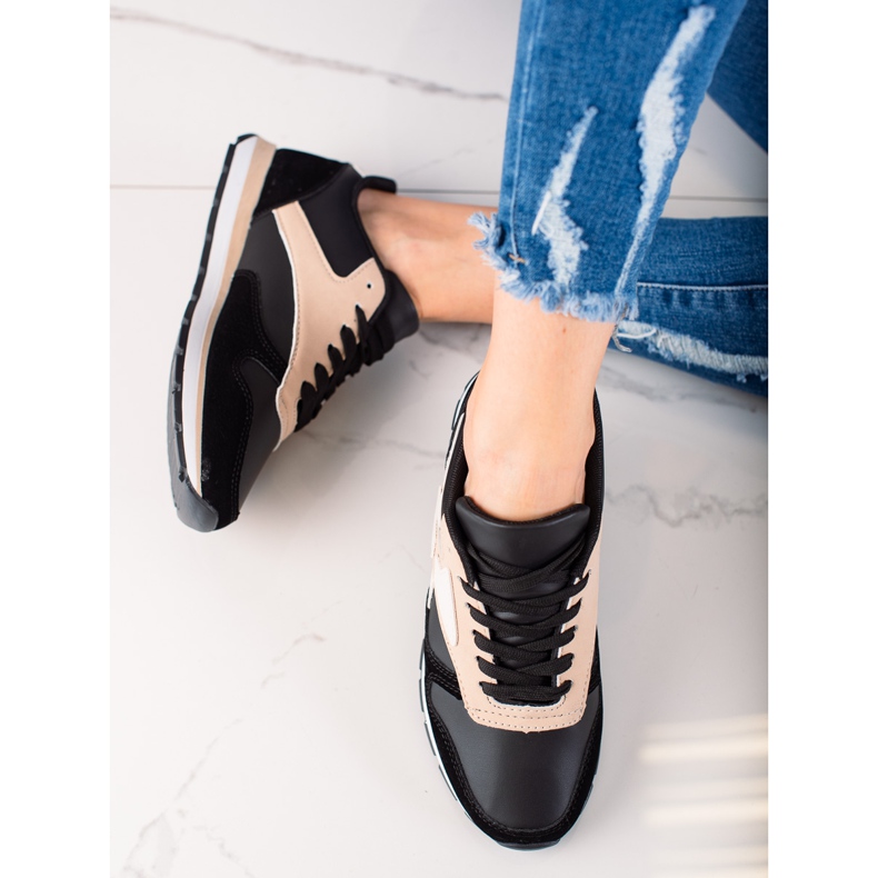 TRENDI Rento urheilujalkineet beige musta 1