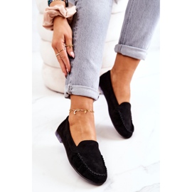 Suede Loafers Sergio Leone MK722 musta 1