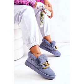 PS1 Naisten kultaiset ketjutossut, siniset rummut sininen 1