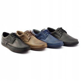 Polbut Nahkaiset miesten kengät J44PŁ ruskea 5