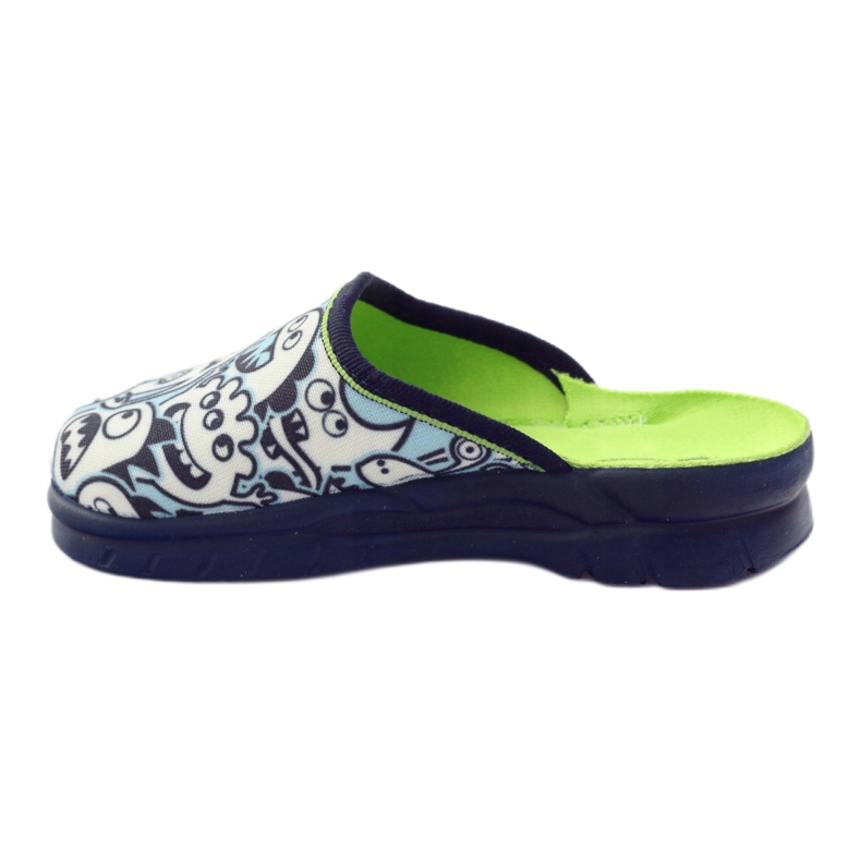 Befado lasten kengät väritys tossut valkoinen laivastonsininen sininen 2