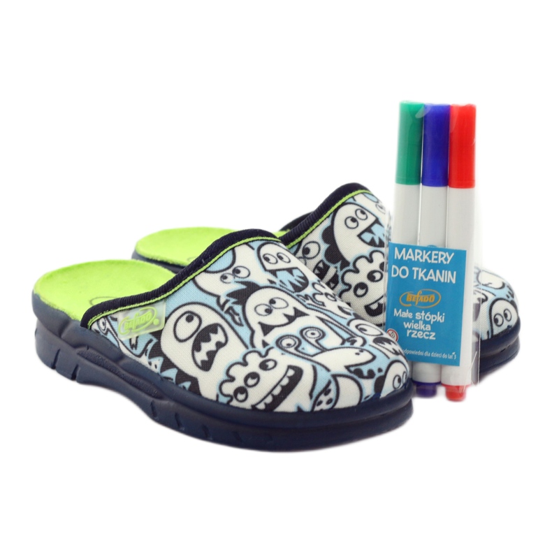 Befado lasten kengät väritys tossut valkoinen laivastonsininen sininen 5