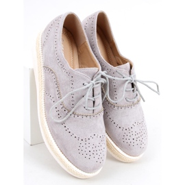 Naisten kengät espadrillit Apia Grey harmaa 1