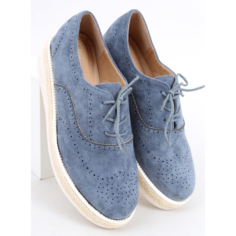 Naisten espadrillikengät Apia Blue sininen 1