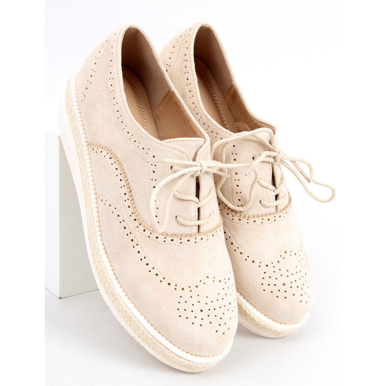 Naisten kengät espadrillit Apia Beige 1