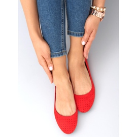 Harjakatkoiset balerinat Ameli Red punainen 1