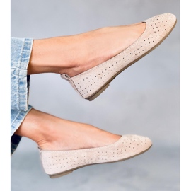 Harjakatkoiset balerinat Ameli Beige 1