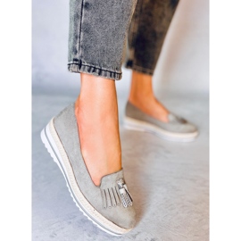 Naisten loaferit ja espadrillit Hilma Grey harmaa 2