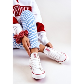 Korkeat nahkalenkkarit Big Star JJ274132 Valkoinen 1