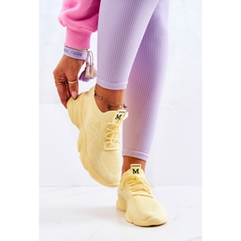 PS1 Urheilukengät Materiaali Tennarit Keltainen Nolene 1