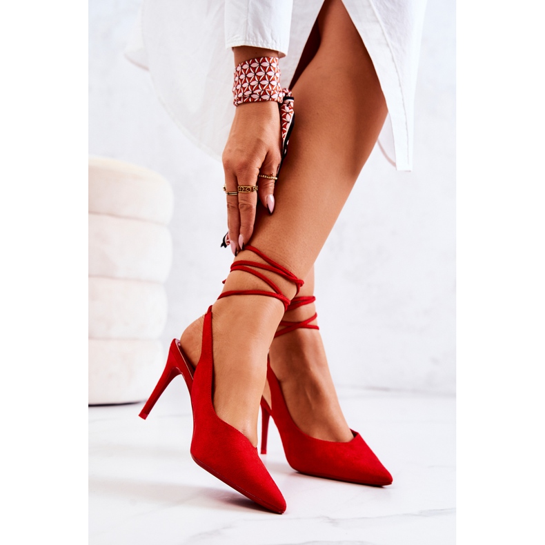 PS1 Stilettos Tied Red Callie punainen 2
