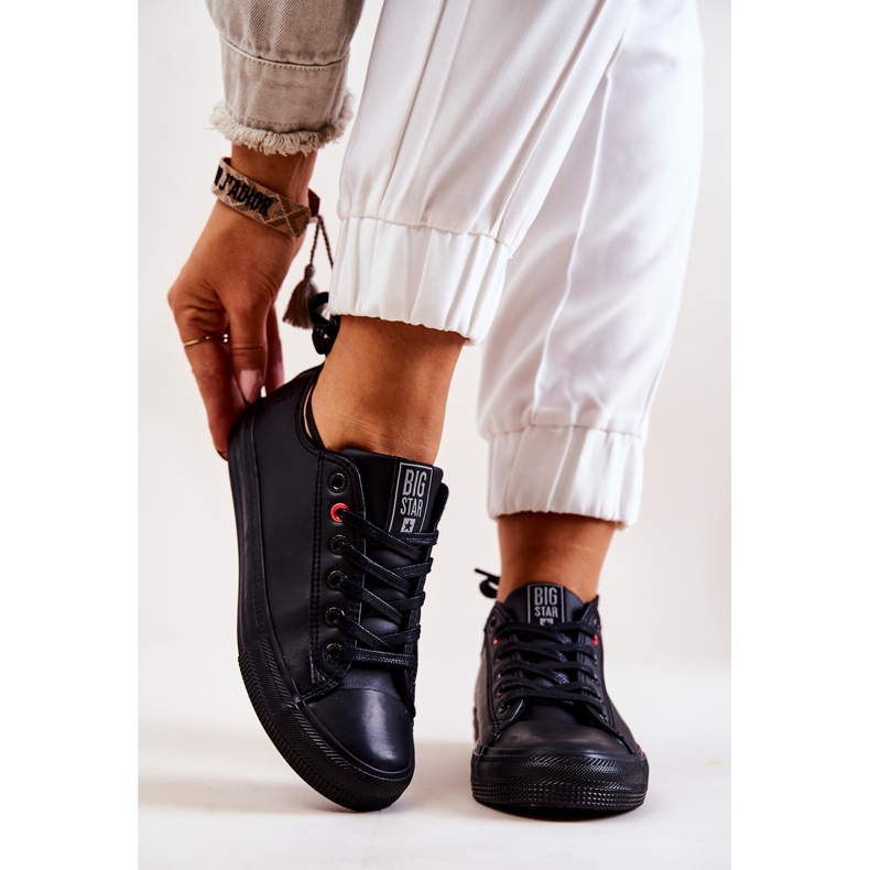 Matalat nahkalenkkarit Big Star JJ274006 musta 1