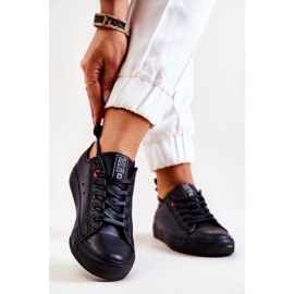 Matalat nahkalenkkarit Big Star JJ274006 musta 2