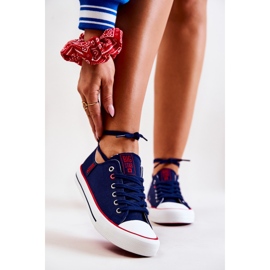 Naisten tennarit Big Star JJ274121 Tummansininen 2