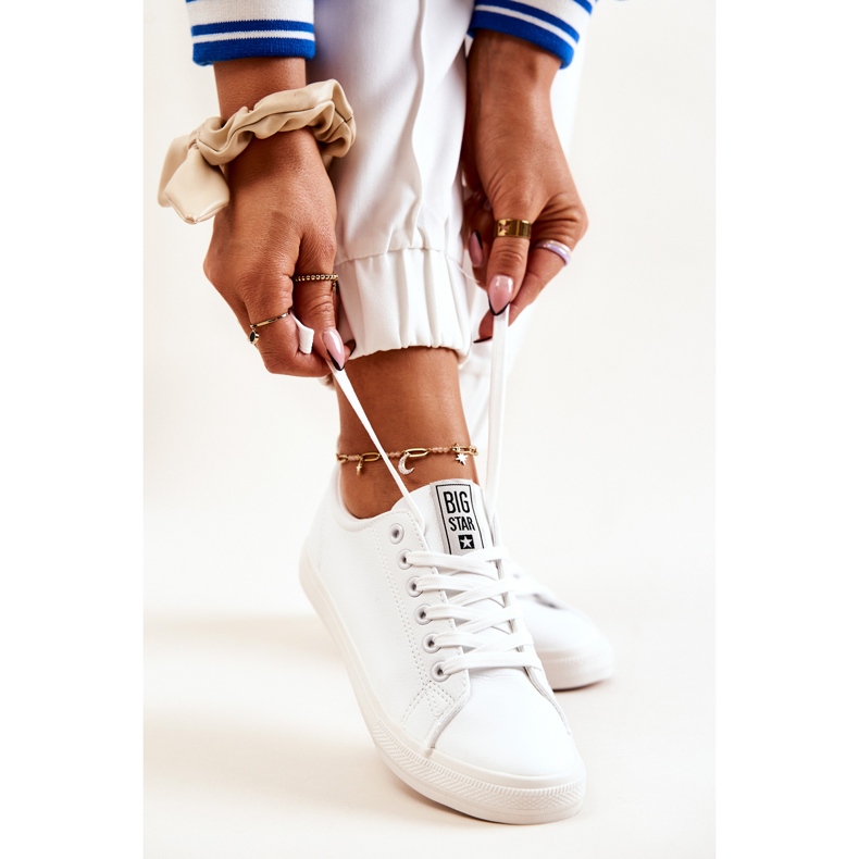 Nahkalenkkarit Big Star JJ274311 Valkoinen 1