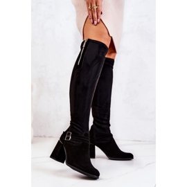 PA2 Mokkanahka mustat Arianne-saappaat 1