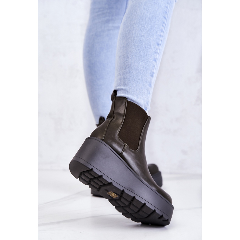 PS1 Lämpimät saappaat Tummanvihreä Montiano 1