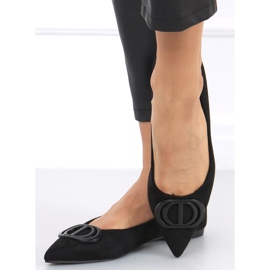 Arte Black ballerinat mantelivarpailla musta 2