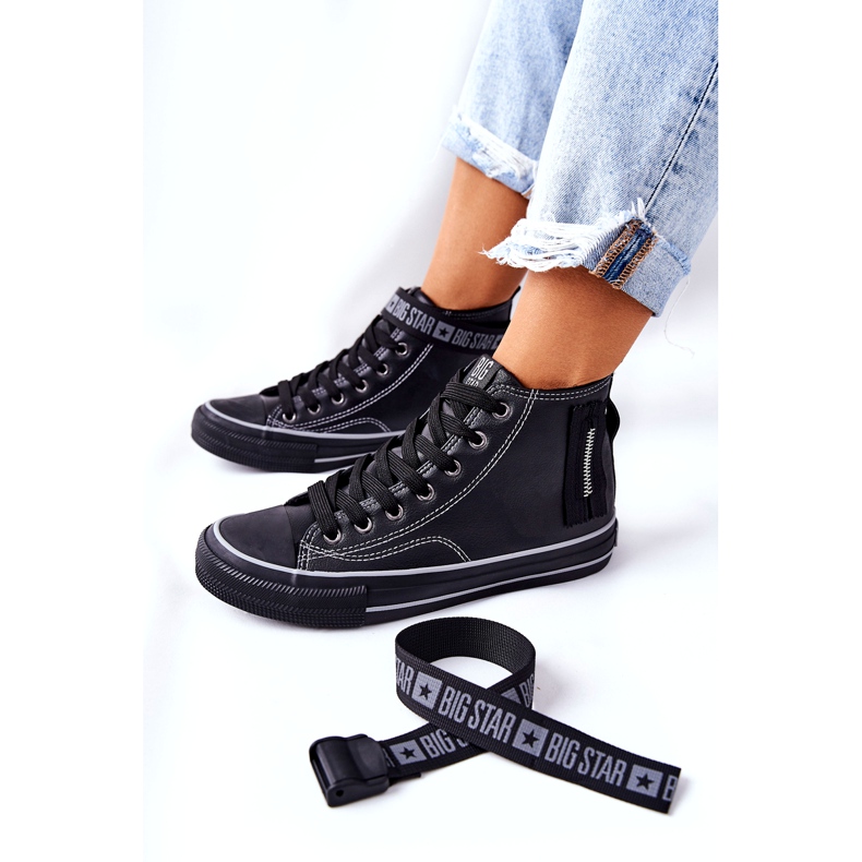 Korkeaeristetyt lenkkarit Big Star GG274026 musta 3