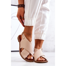 Lewski Shoes Nahkasandaalit Lewski 3019 beige 2