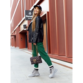 Nahkasaappaat Big Star II274365 Harmaa 6