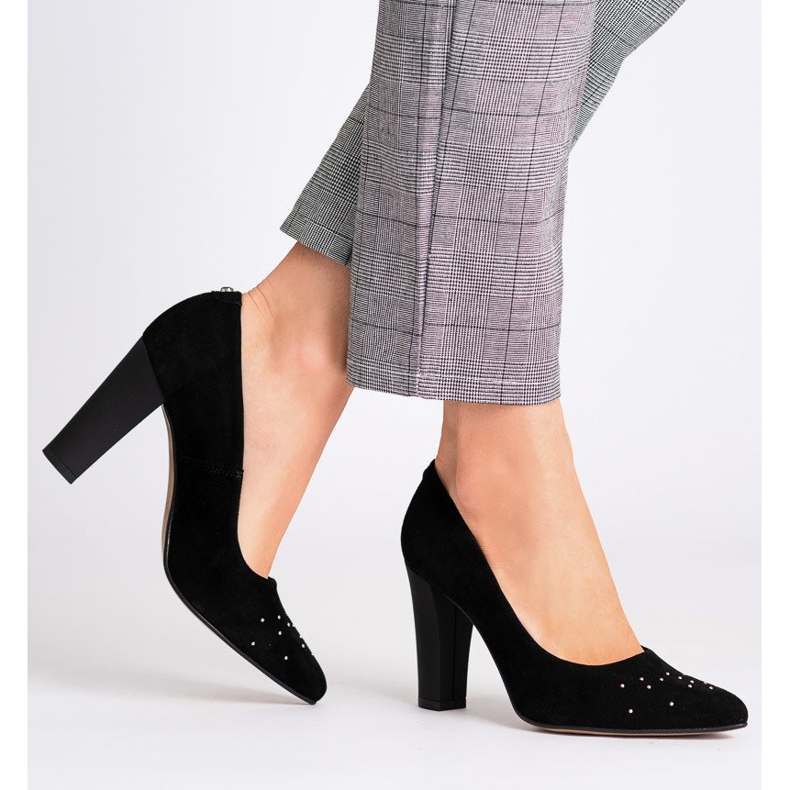 Marco Shoes Mustat 1007P -pumput suuttimilla 2