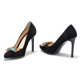 Marco Shoes 1057P mustat nastat suurilla kivillä 1