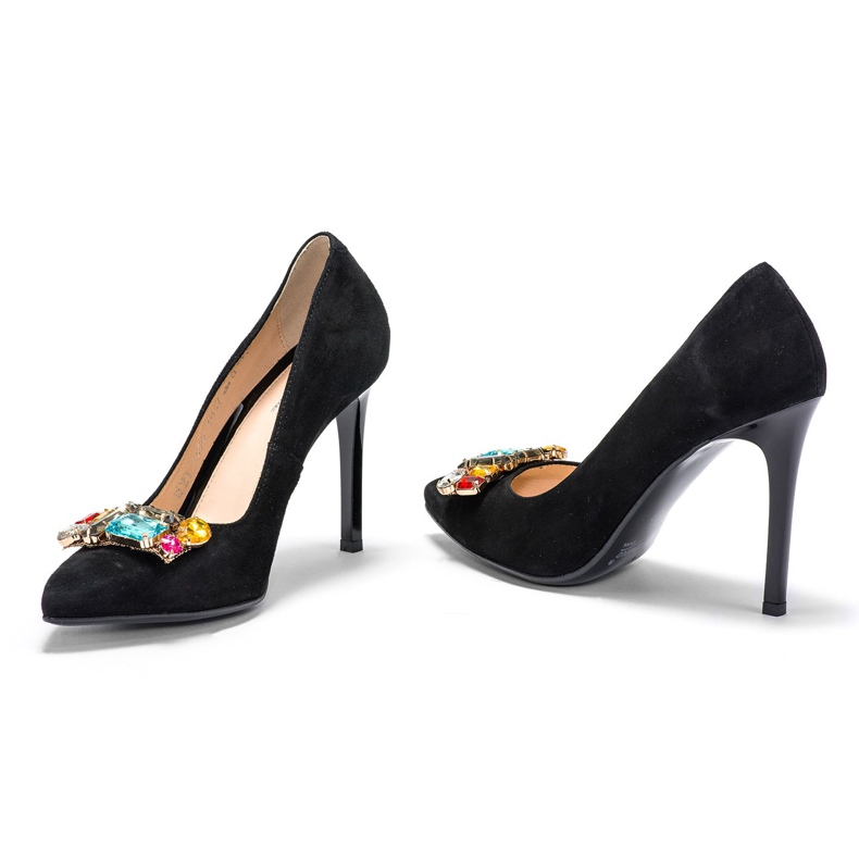 Marco Shoes 1057P mustat nastat suurilla kivillä 1