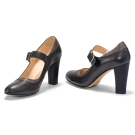 Marco Shoes Ruskeat 0932P -pumput lukolla 2